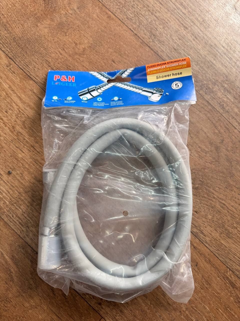Шланг для душу (150см) P&H shower hose Сірий