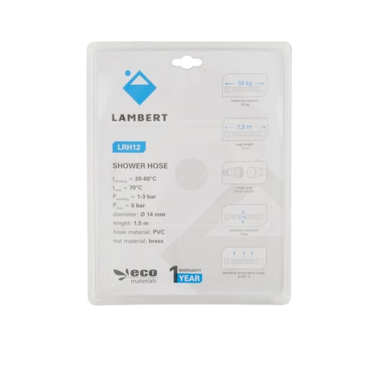 Шланг для душа LRH12 (1,5 м) LAMBERT