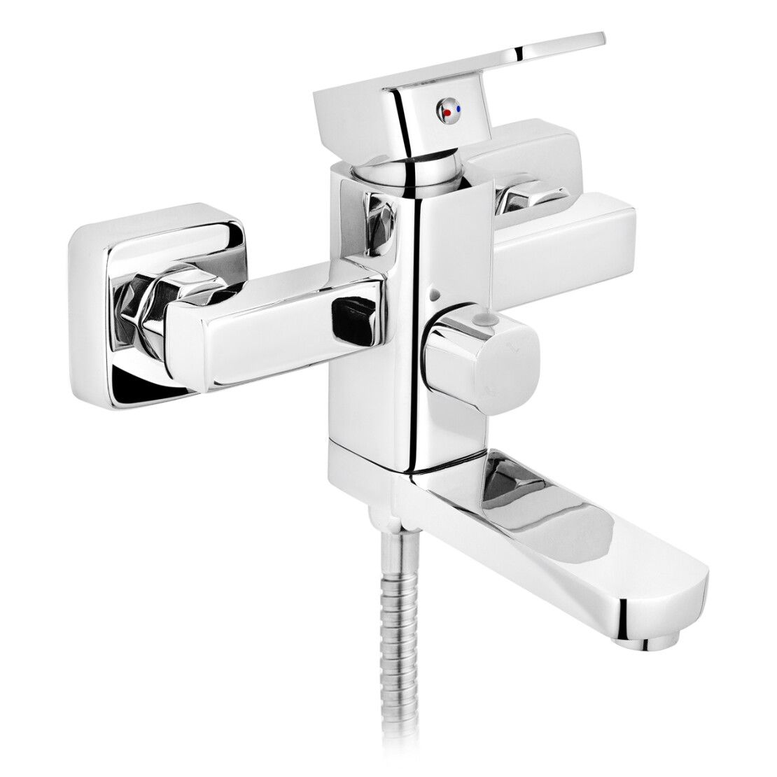 Змішувач для ванни KRM Ems-C060 коротка Хром KRONER