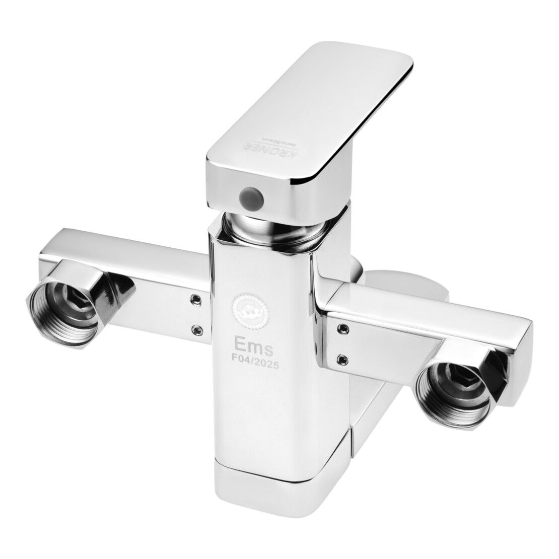 Змішувач для ванни KRM Ems-C060 коротка Хром KRONER