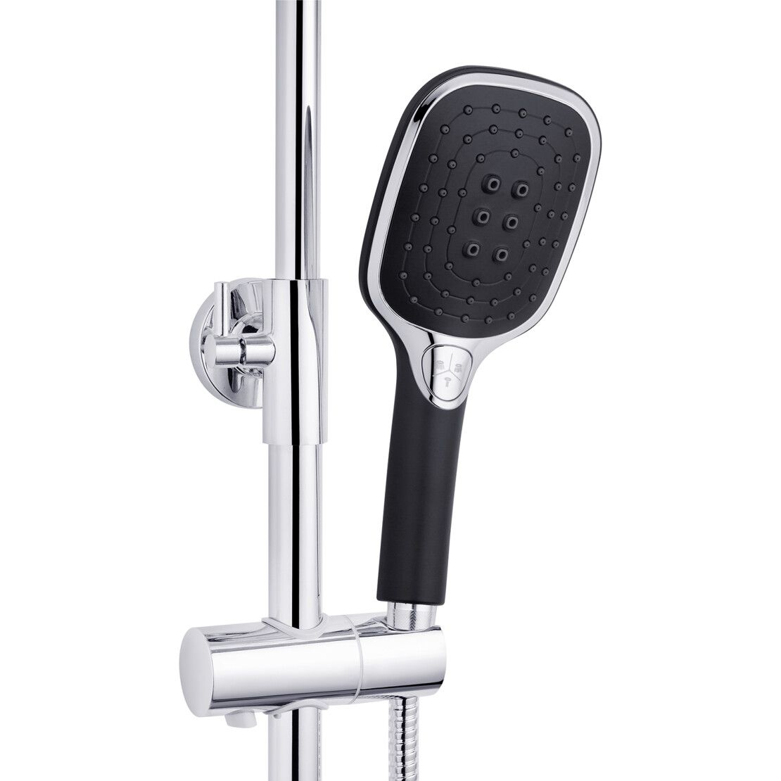 Душова система KRP Essen-SCH063 Чорний\хром KRONER