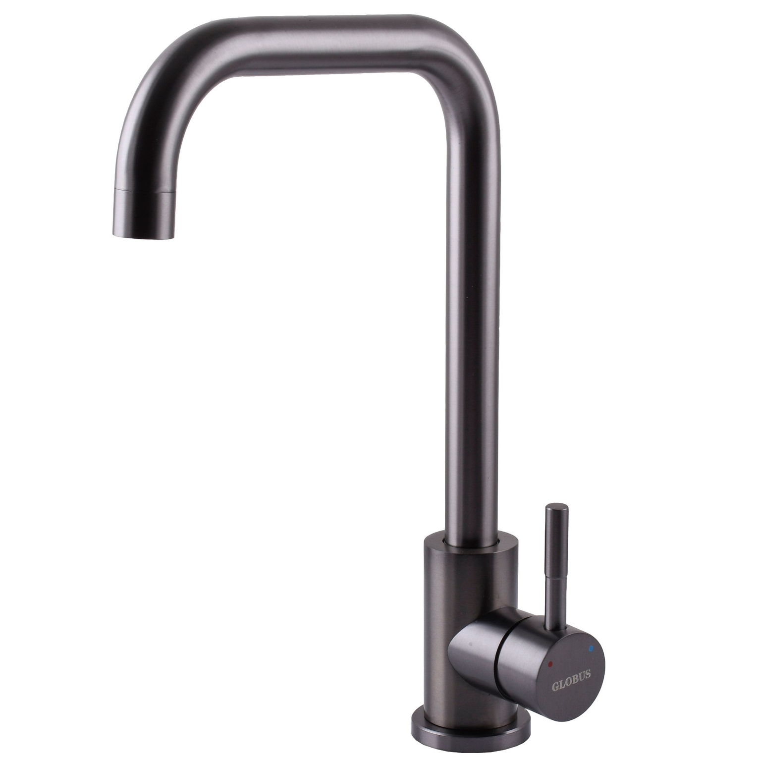 Змішувач для кухні ALPEN SBT1-203L-GP PVD Black Globus Lux