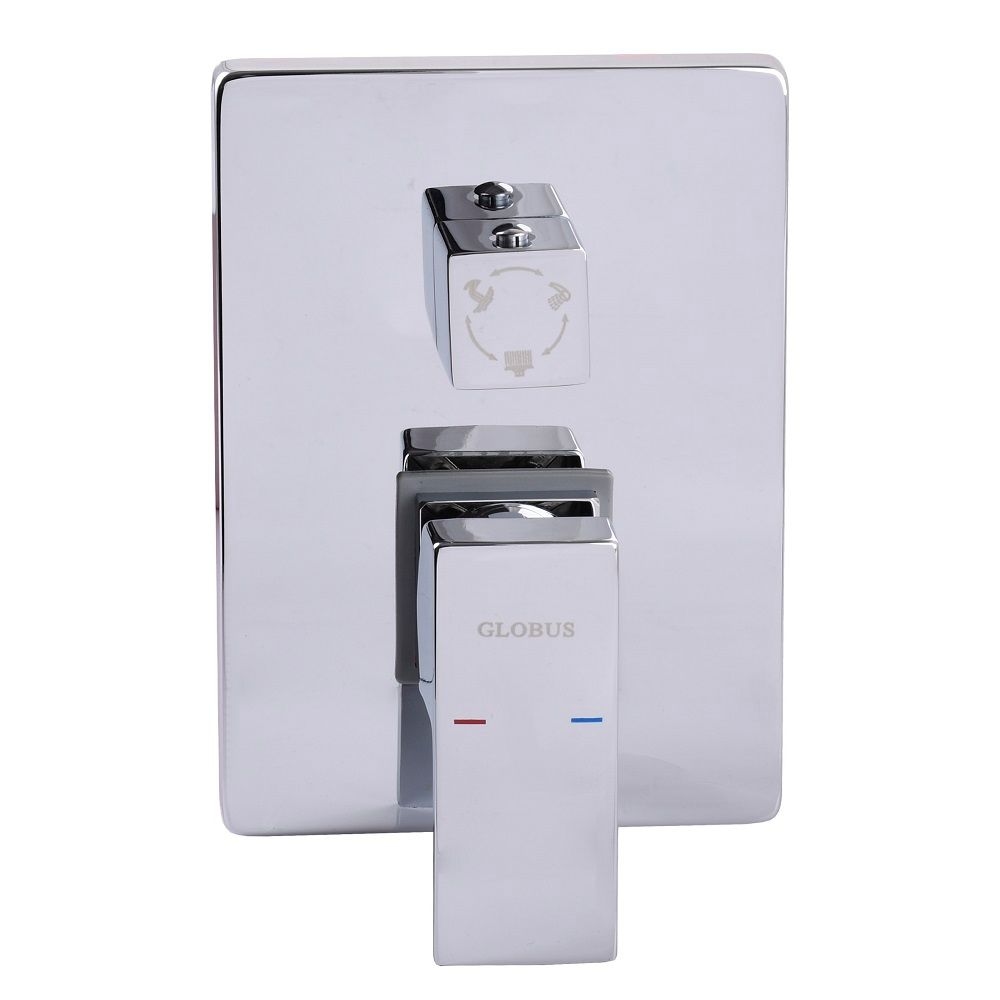 Душова система SMART GSM 305-00 вбудований на три споживача Хром Globus Lux