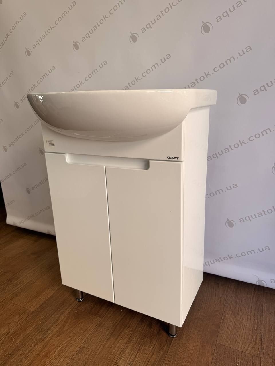 Тумба підлогова Т1 Татра з умивал ARTECO 50 Біла KRAFT