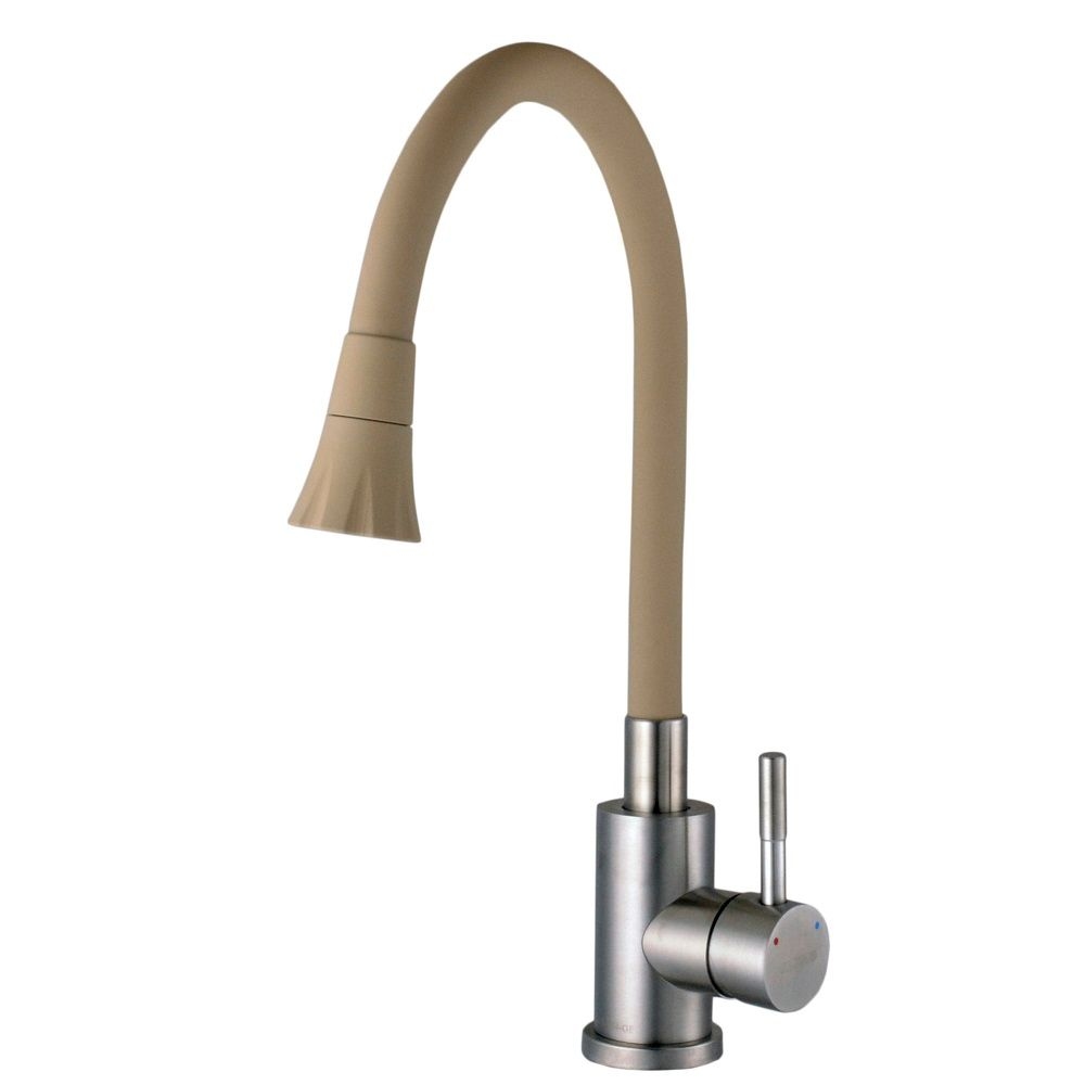 Змішувач для кухні Alpen SBT1-203SA-K15 гнучкий Бежевий Globus Lux