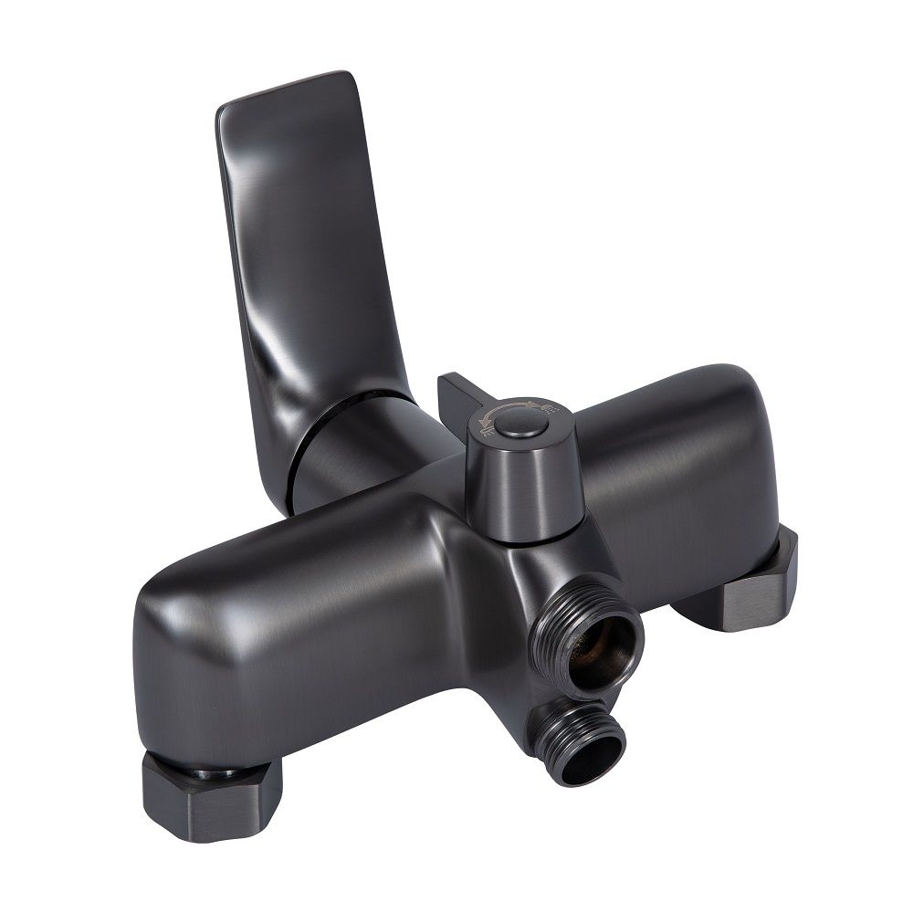 Змішувач для ванни Vlasta QTVLA260GMB45645 PVD Black QTAP