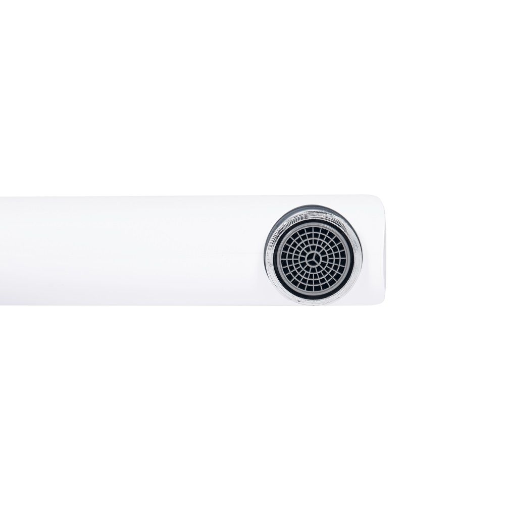 Змішувач для раковини Grand QTGRAWCR001F White Білий\хром QTAP