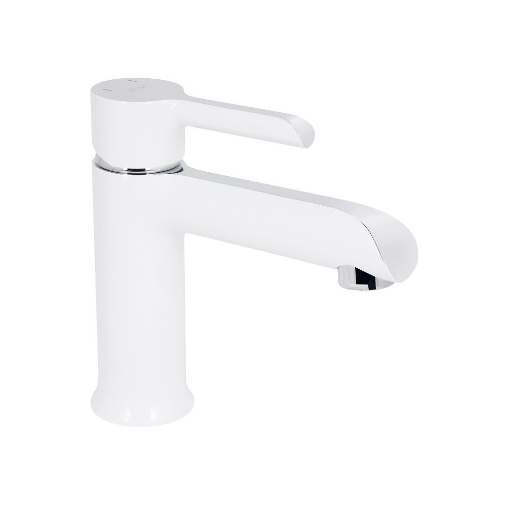 Змішувач для раковини Grand QTGRAWCR001F White Білий\хром QTAP