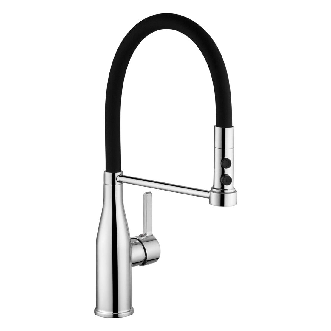 Змішувач для кухні Ersel-С03111BLK Хром KRONER