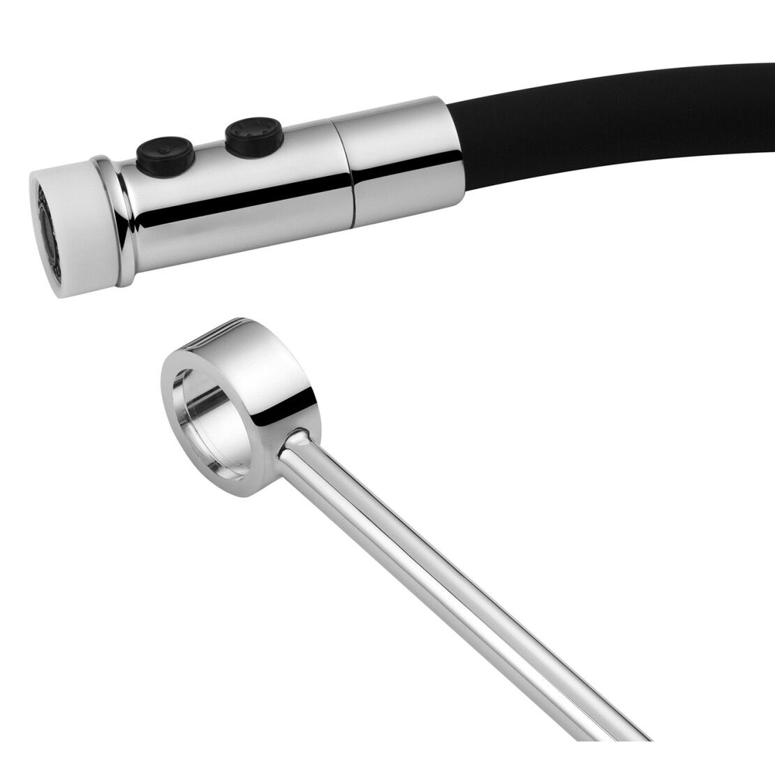 Змішувач для кухні Ersel-С03111BLK Хром KRONER