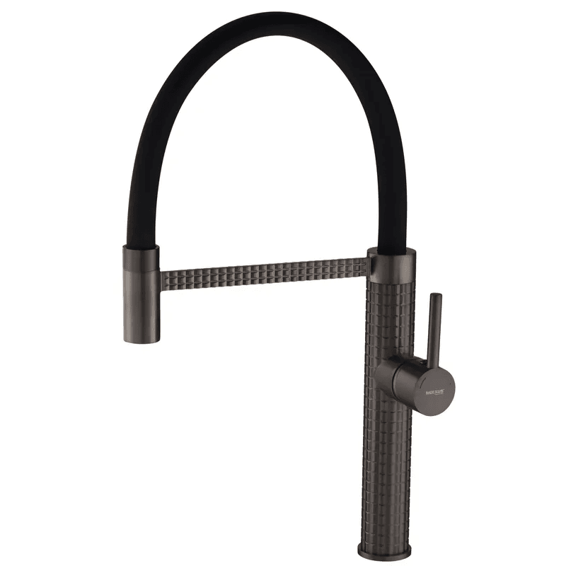 Змішувач для кухні PREMIUM OLIWER 017 GRAPHITE PVD Black MIXXUS
