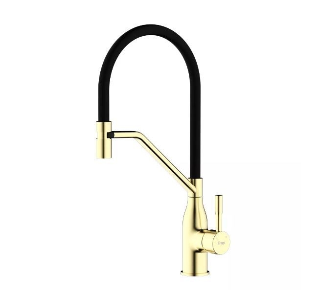 Змішувач для кухні F4497-3 кріплення магніт PVD GOLD FRAP