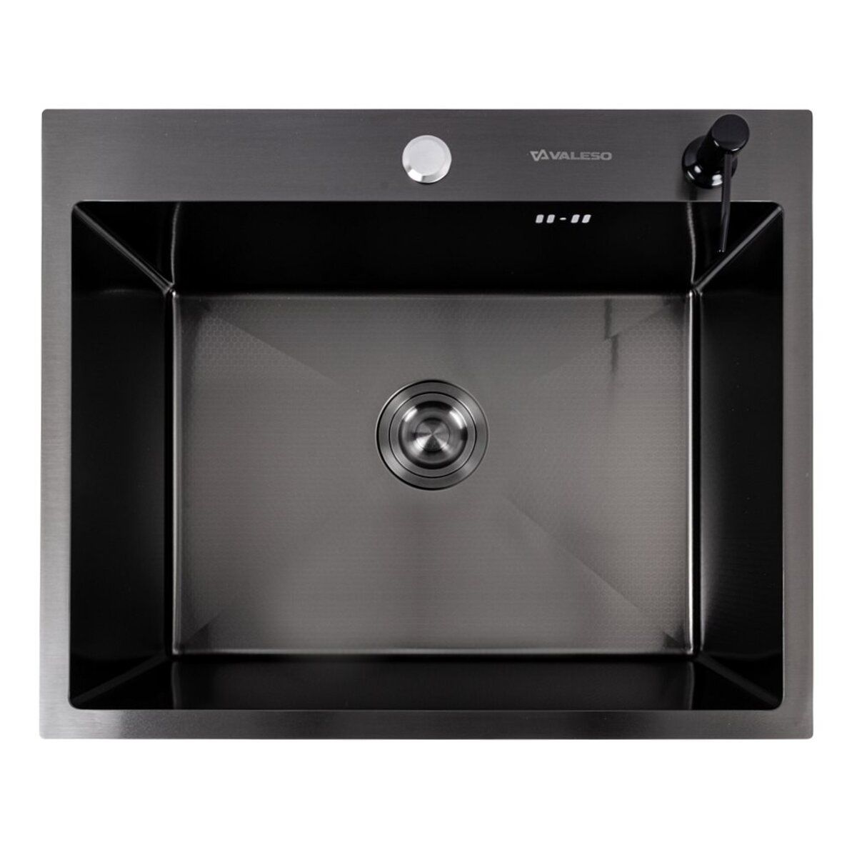 Мийка кухонна Handmade 6050 ECN (2,0\0,5) PVD Black Decor VALESO