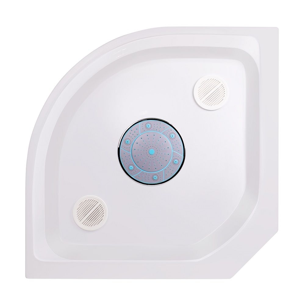 Душовий бокс Tani SB 90x90 SAT.LOW.GR низкий,скло 4мм LIDZ