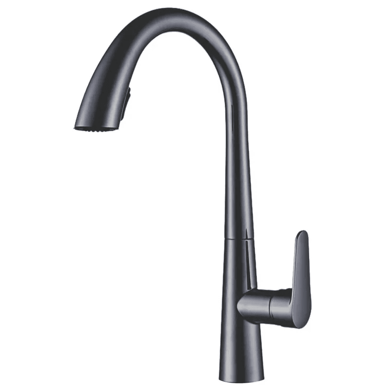 Змішувач для кухні PREMIUM WARTA 014 SS GRAPHITE PVD Black MIXXUS