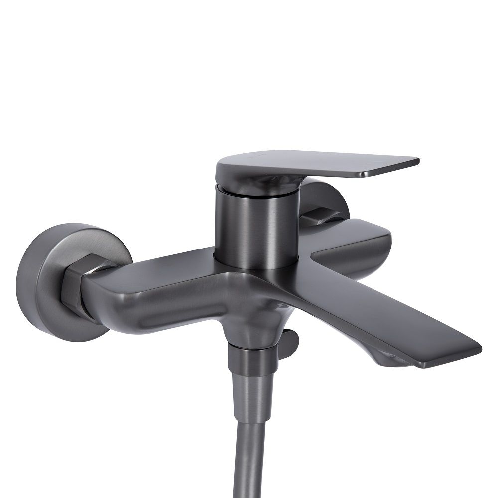 Змішувач для ванни Vlasta QTVLA259GMB45643 PVD Black QTAP
