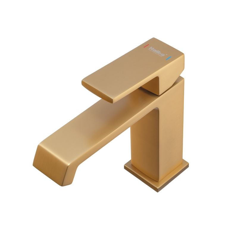 Змішувач для раковини GAUDI 001 BRUSHER GOLD PVD GOLD HAIBA