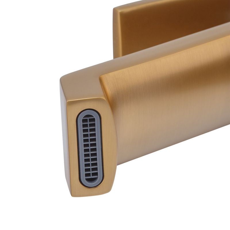 Змішувач для раковини GAUDI 001(HIGH) BRUSHER GOLD PVD GOLD HAIBA