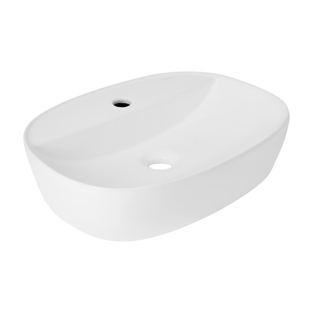 Раковина накладна Scorpio (14116533) 500х380х120мм овальна White QTAP