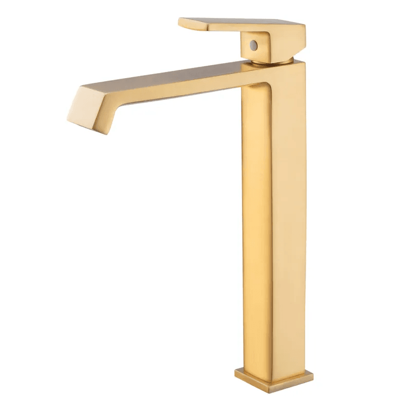 Змішувач для раковини GAUDI 001(HIGH) BRUSHER GOLD PVD GOLD HAIBA