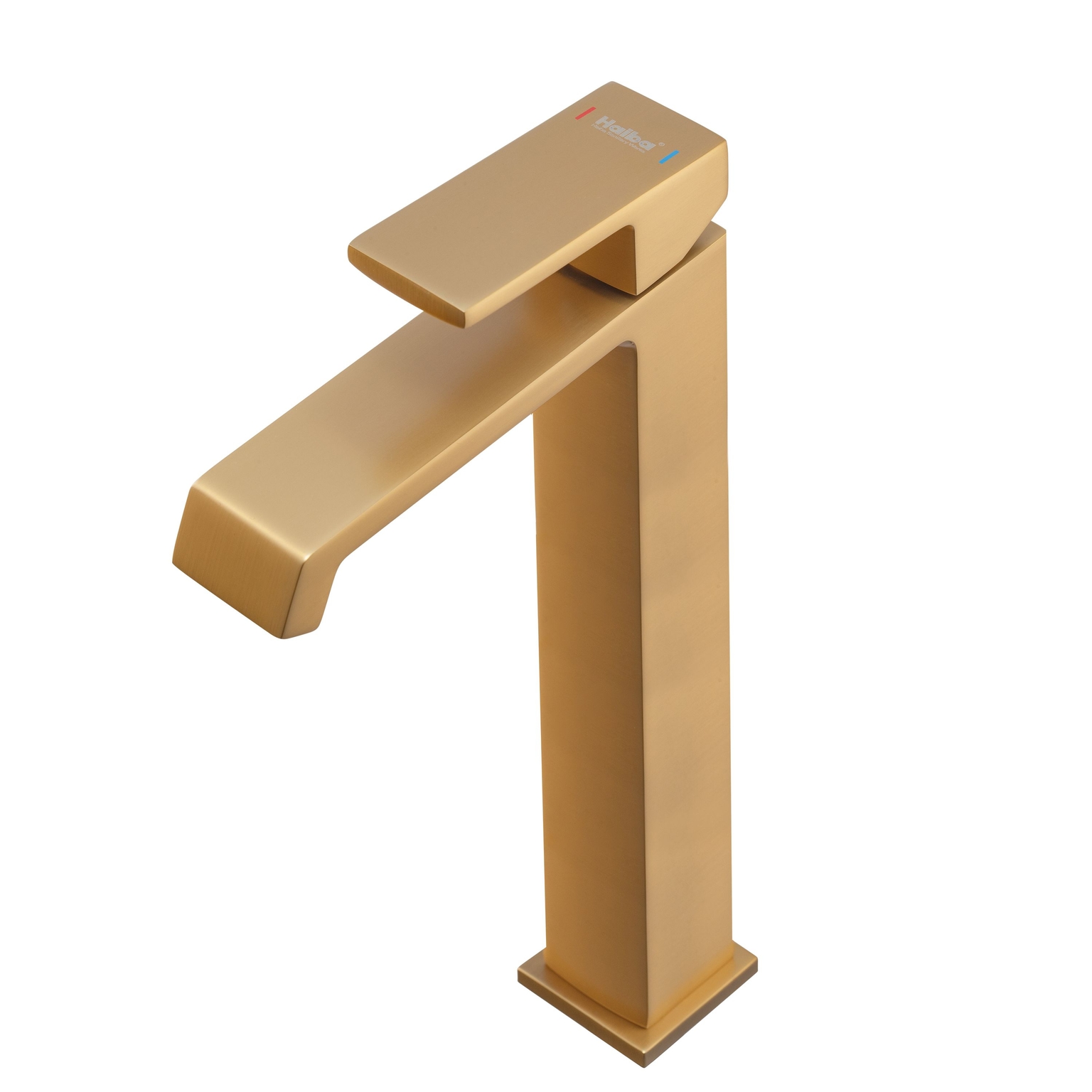 Змішувач для раковини GAUDI 001(HIGH) BRUSHER GOLD PVD GOLD HAIBA