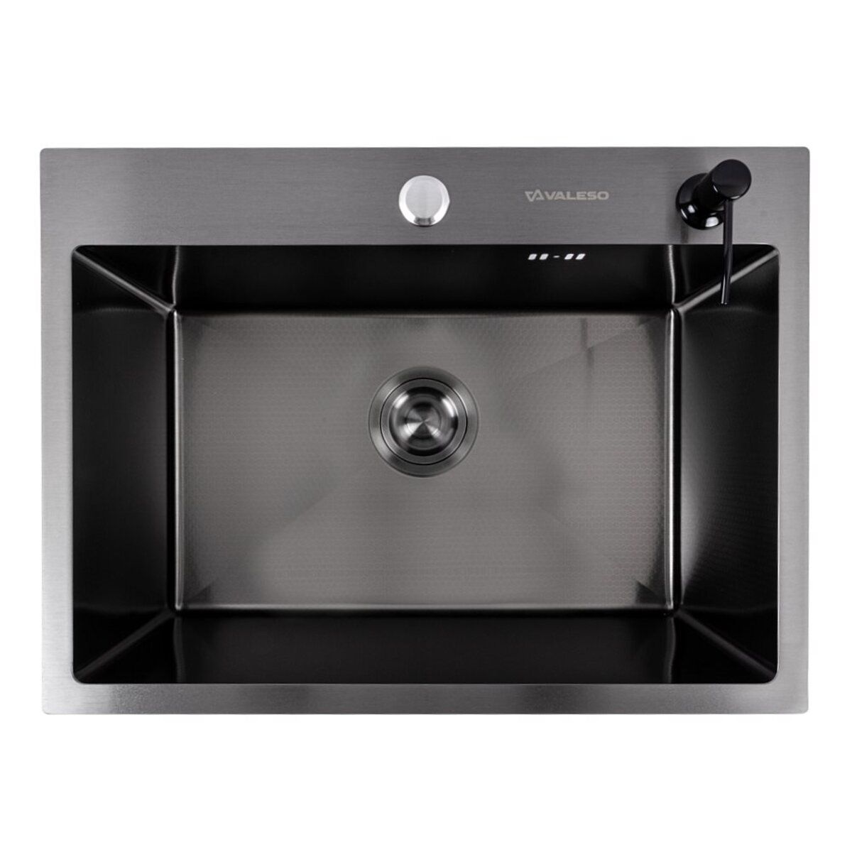 Мийка кухонна Handmade 5843 (3,0\0,8) PVD Black Decor VALESO