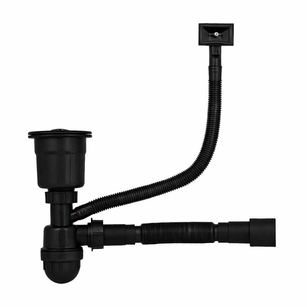Мийка кухонна Handmade Н7545В (3.0\1.0) PVD Black Decor LIDZ