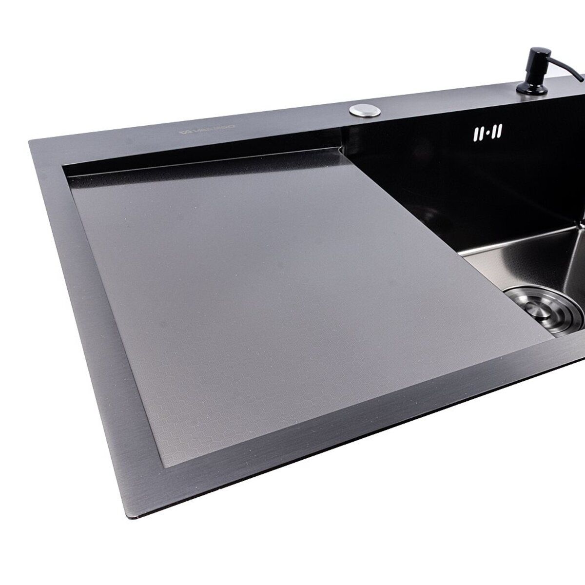 Мийка кухонна Handmade СМ 7850 R (3,0\1,0) Права PVD Black Decor VALESO