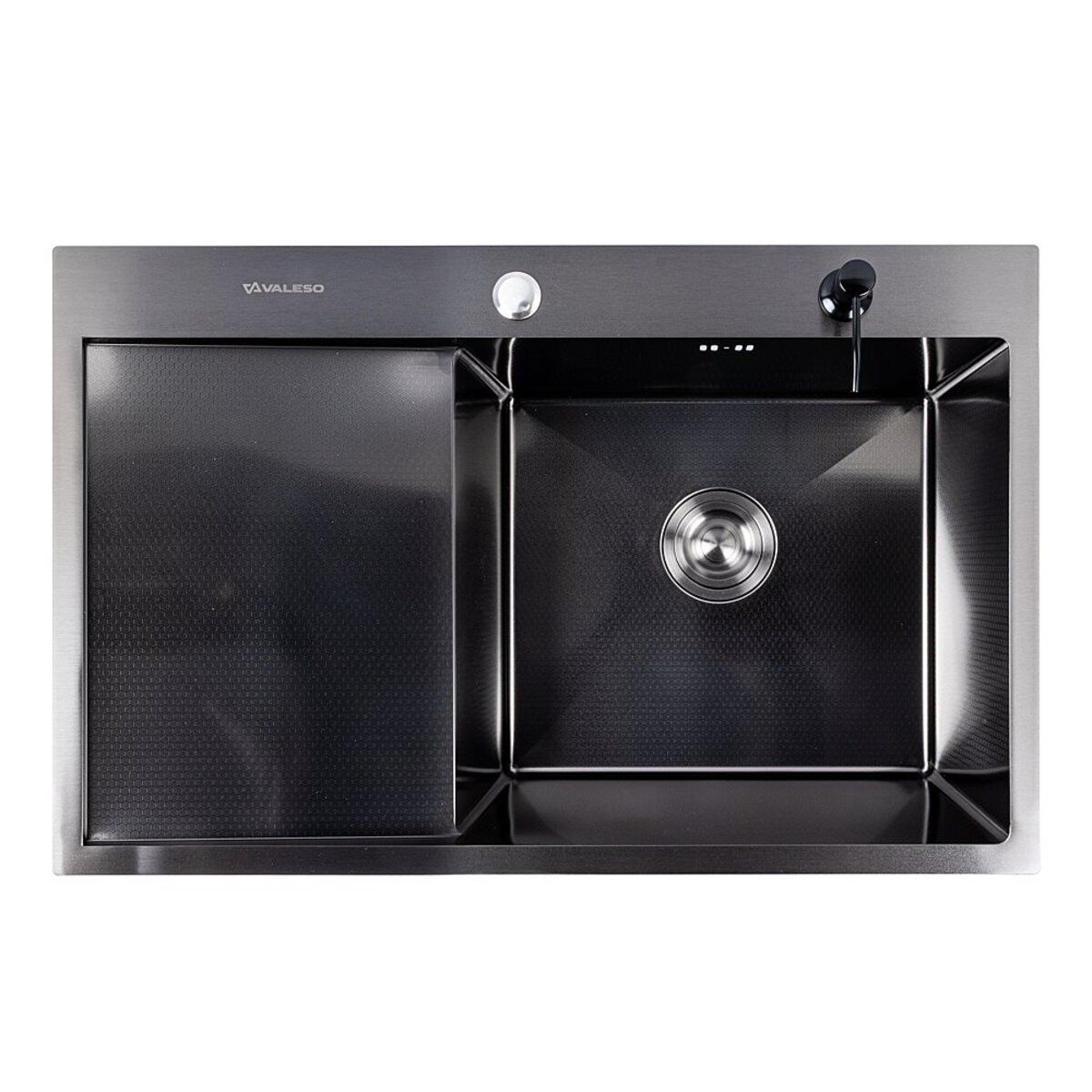 Мийка кухонна Handmade СМ 7850 R (3,0\1,0) Права PVD Black Decor VALESO