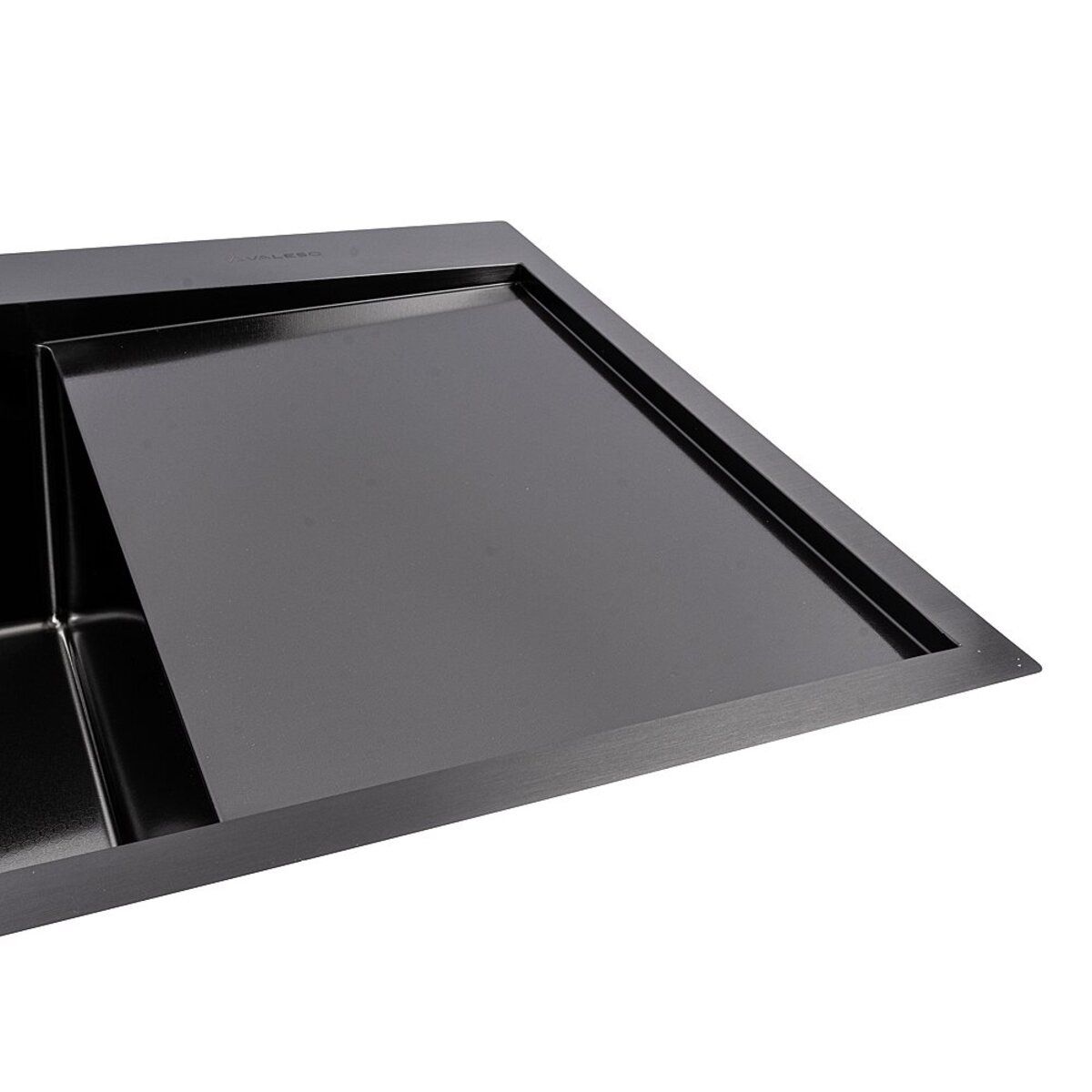 Мийка кухонна Handmade СМ 7850 L (3,0\1,0) Ліва PVD Black Decor VALESO