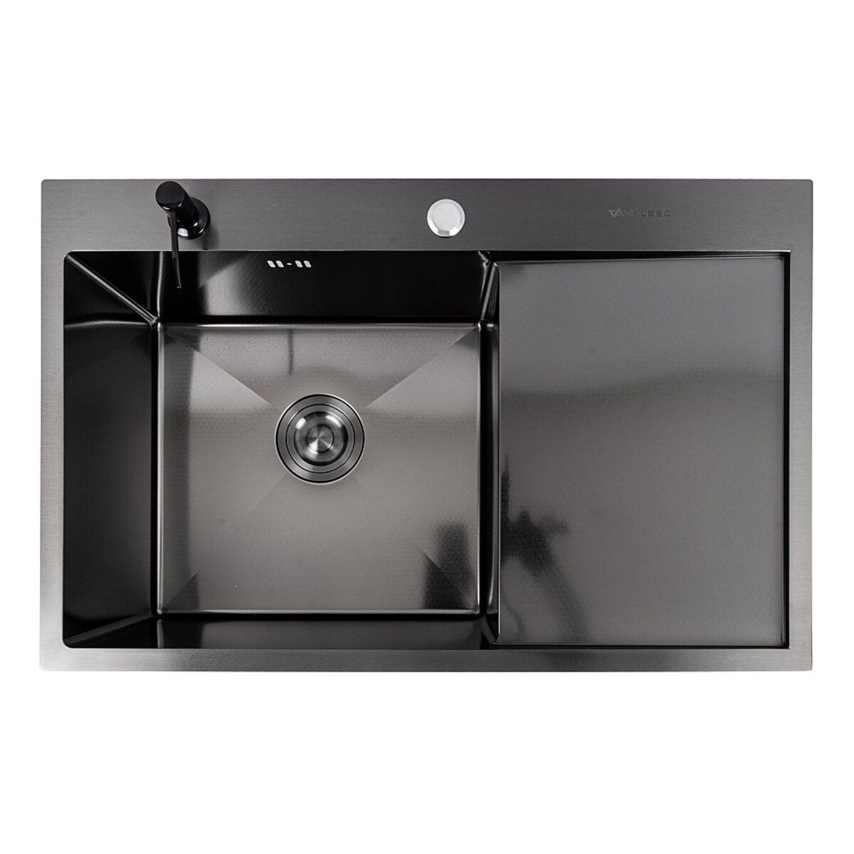 Мийка кухонна Handmade СМ 7850 L (3,0\1,0) Ліва PVD Black Decor VALESO