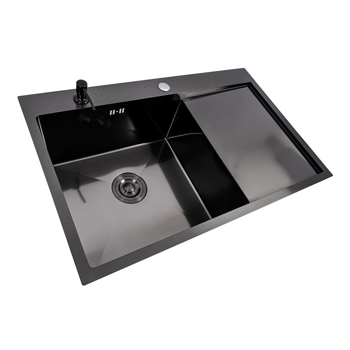 Мийка кухонна Handmade СМ 7850 L (3,0\1,0) Ліва PVD Black Decor VALESO