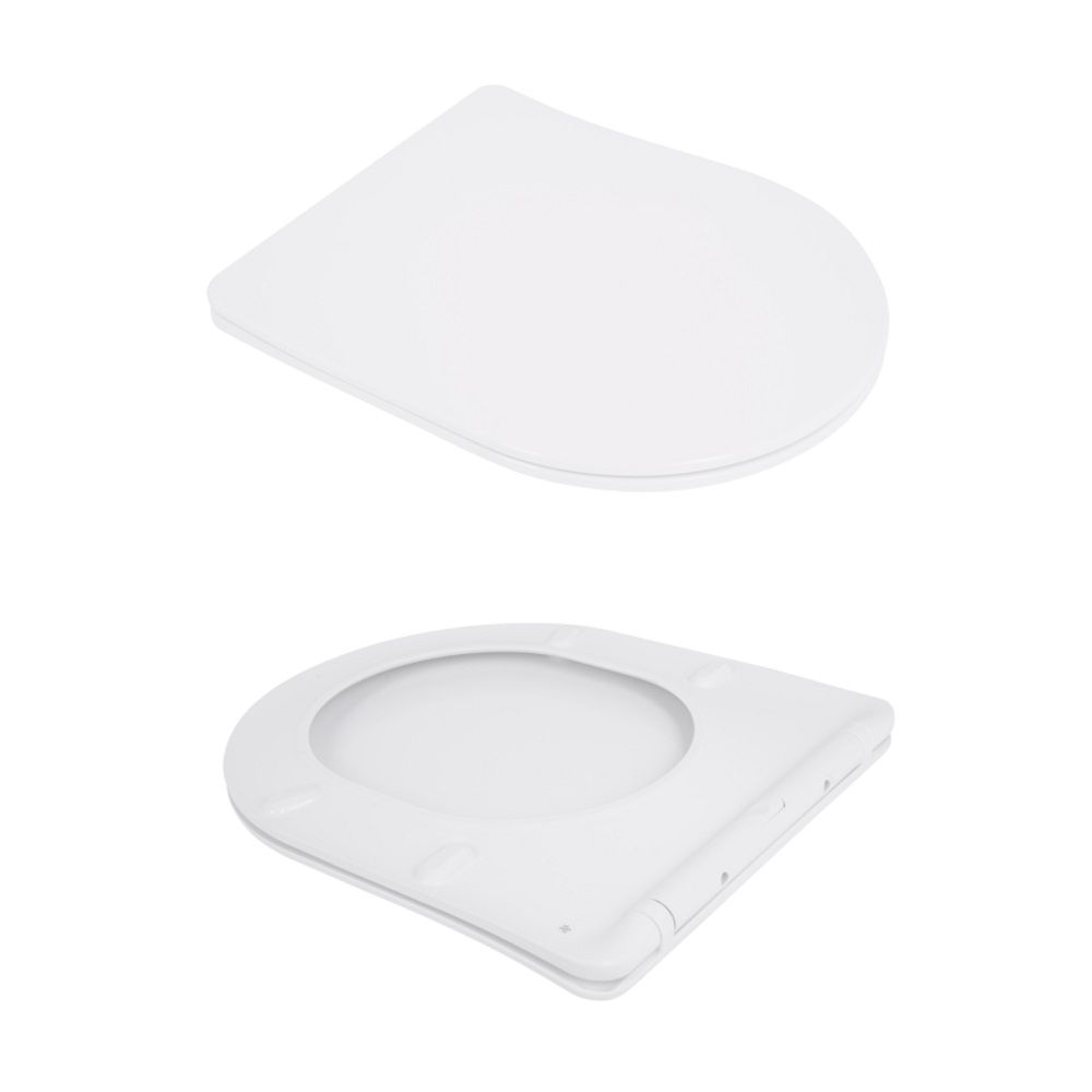 Унітаз підвісний Jay Ultra Quiet (520х360х320) (07335175) Торнадо овал QTAP