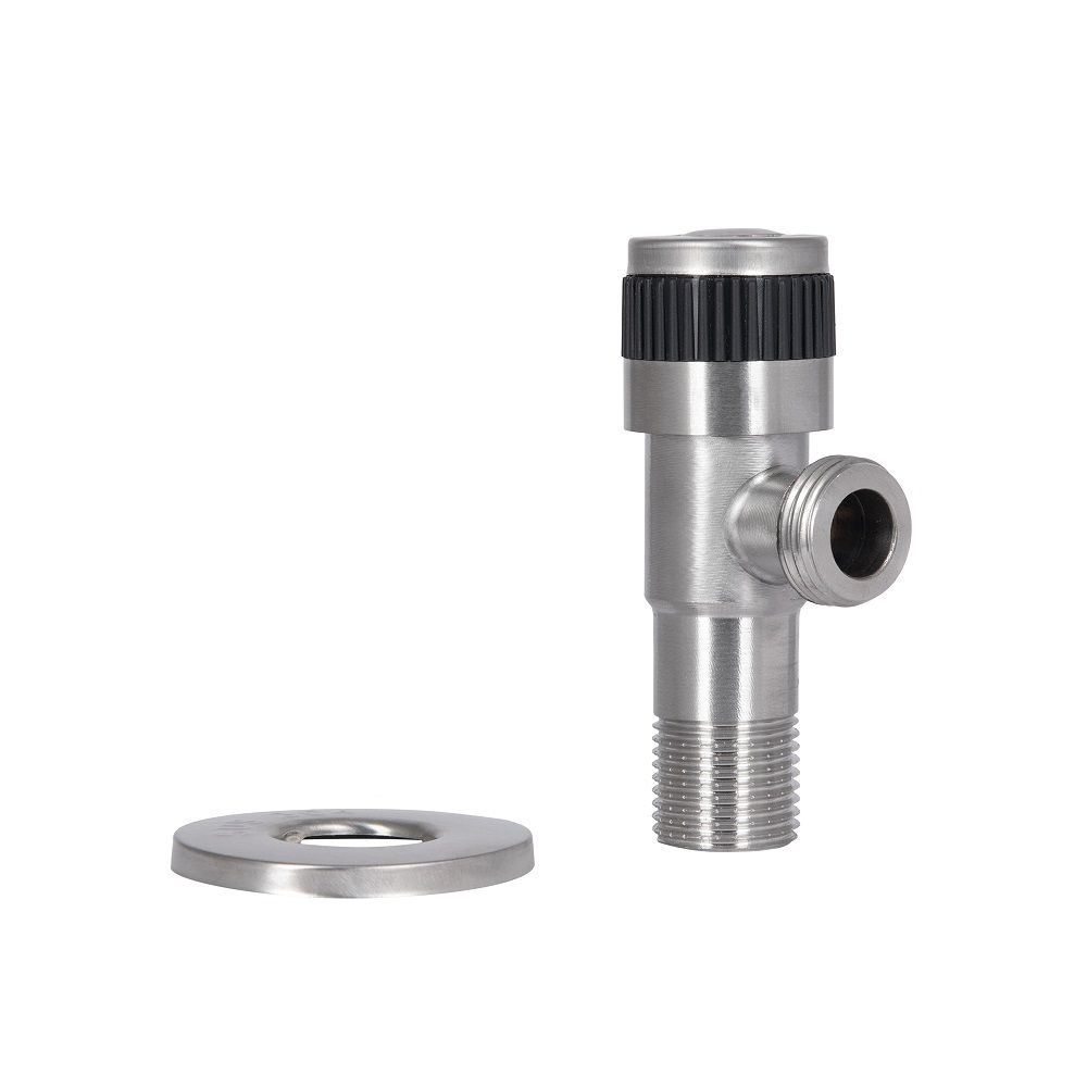 Кран кутовий Stamdart (TAS345W1515SS) 1\2*1\2 Satin Thermo Alliance