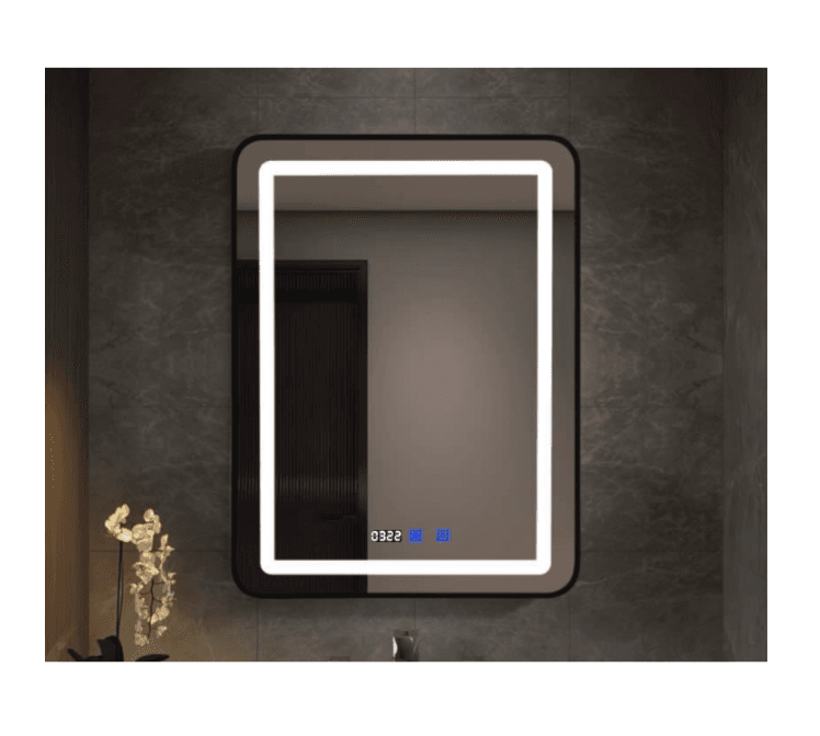 Дзеркало LED підсвіткою 2007-V 6080 Black KRAFT