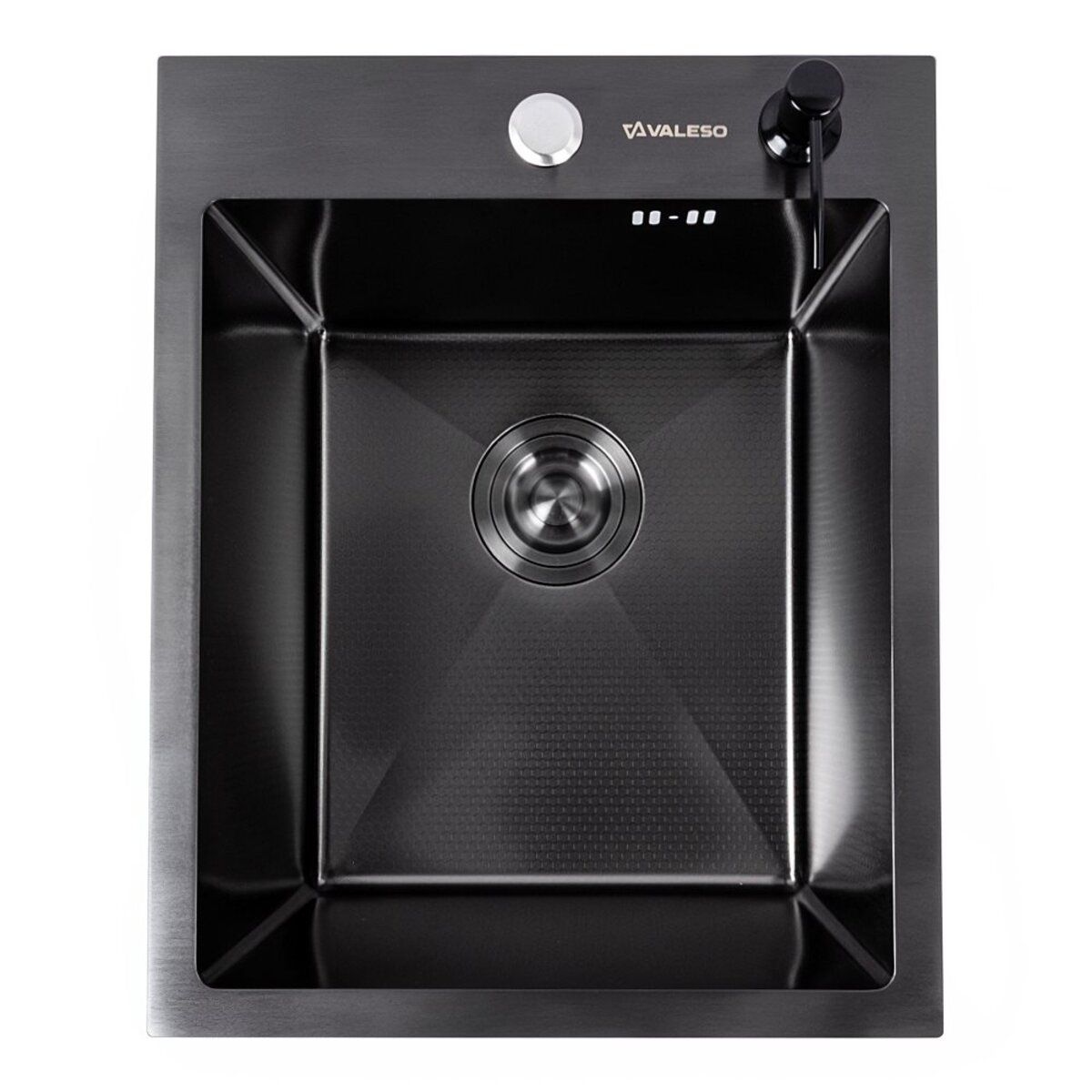 Мийка кухонна Handmade 4050 (3,0\0,8) PVD Black Decor VALESO
