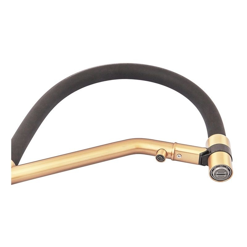 Змішувач для кухні з підкл Осмосу MAG-021 PVD GOLD ZERIX