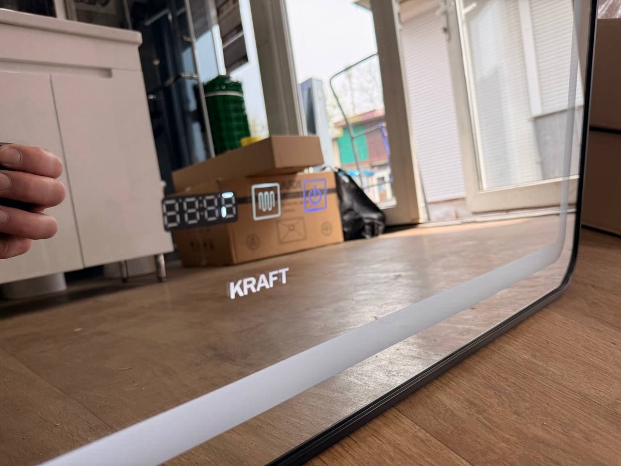 Дзеркало LED підсвіткою 2007-H 10080 Black KRAFT