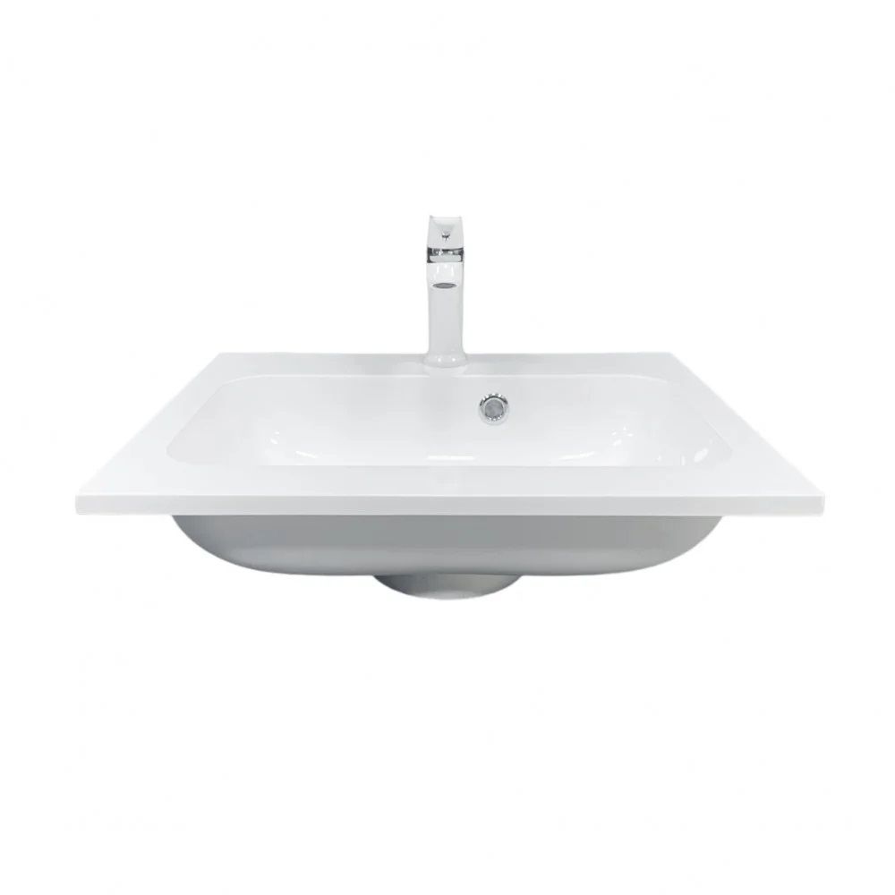 Раковина врізна в стільницю FRATE 55 (550*450*125) White ADAMANT