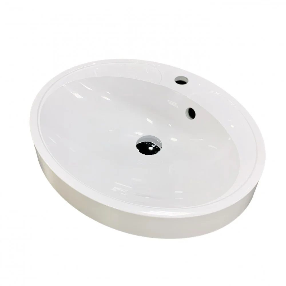 Раковина накладна LAUF (540*445*130) White ADAMANT