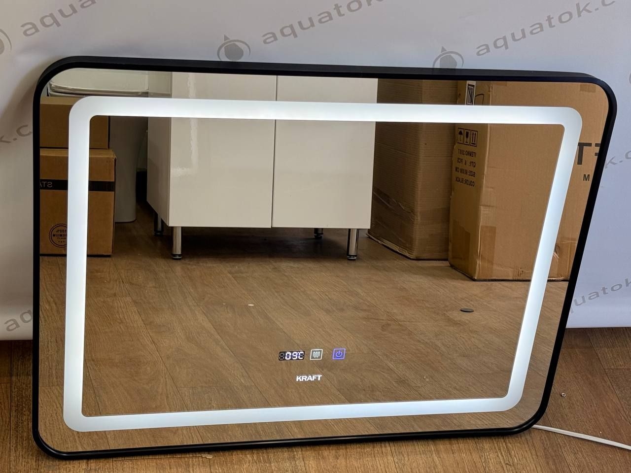 Дзеркало LED підсвіткою 2007-H 8060 Black KRAFT
