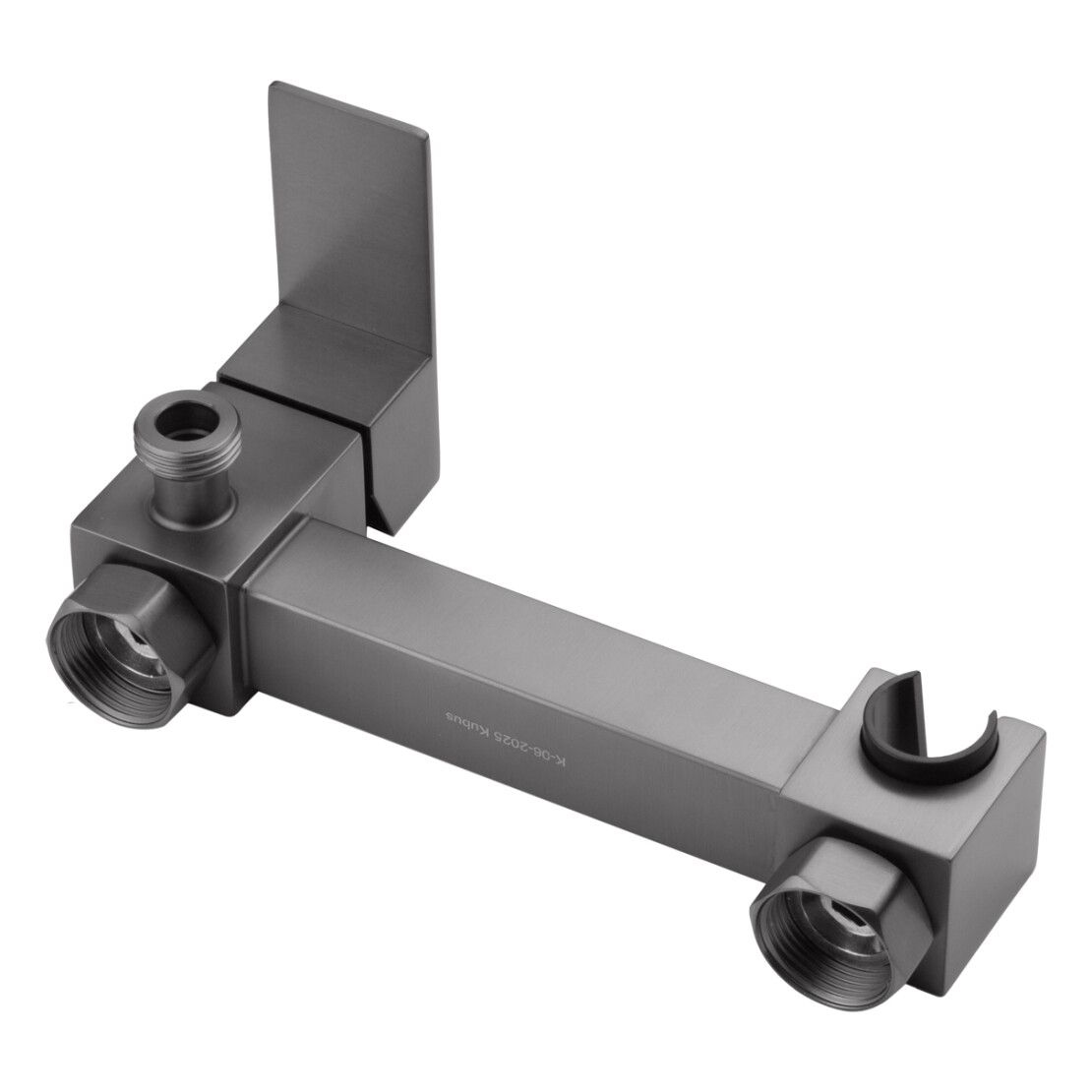 Змішувач з гігієнічним душем KRP Edelstahl Kubus-PVD052 PVD Black KRONER