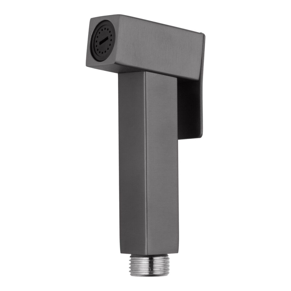 Змішувач з гігієнічним душем KRP Edelstahl Kubus-PVD052 PVD Black KRONER