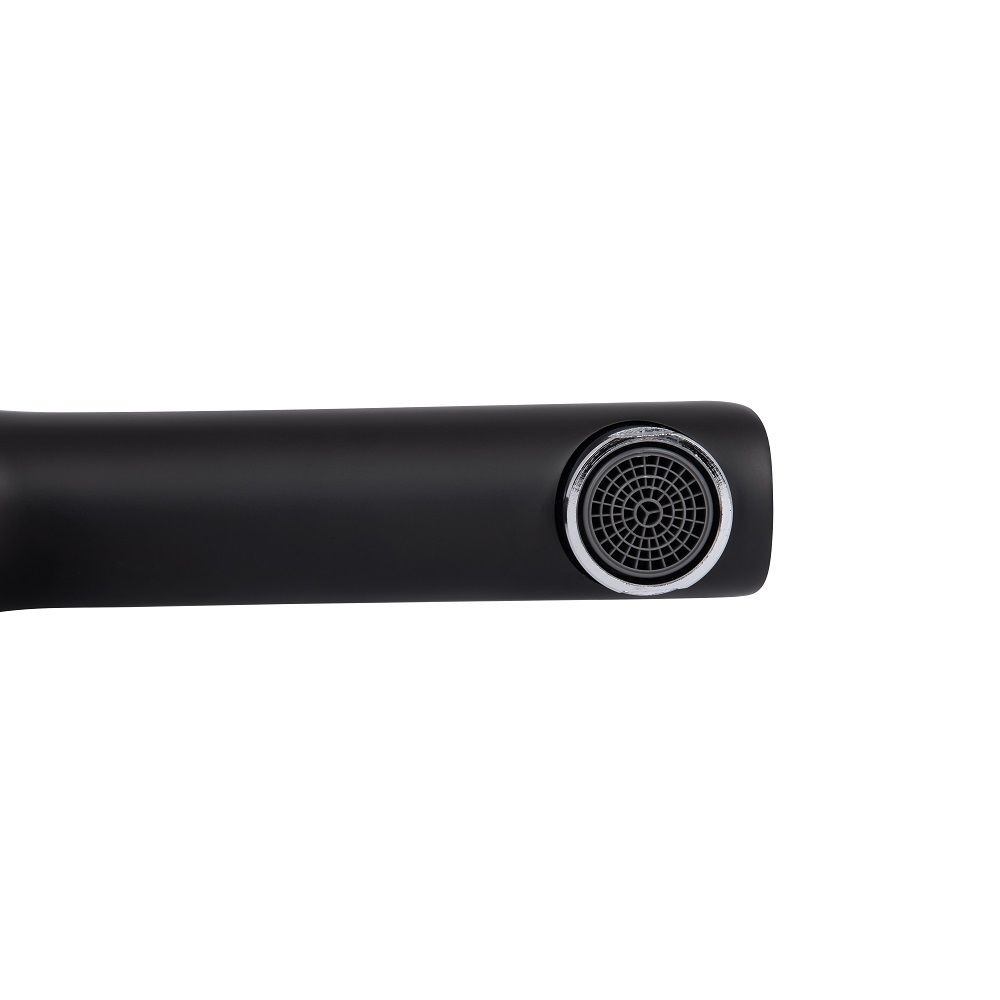 Змішувач для раковини Grand QTGRABCR001F Black Чорний\хром QTAP