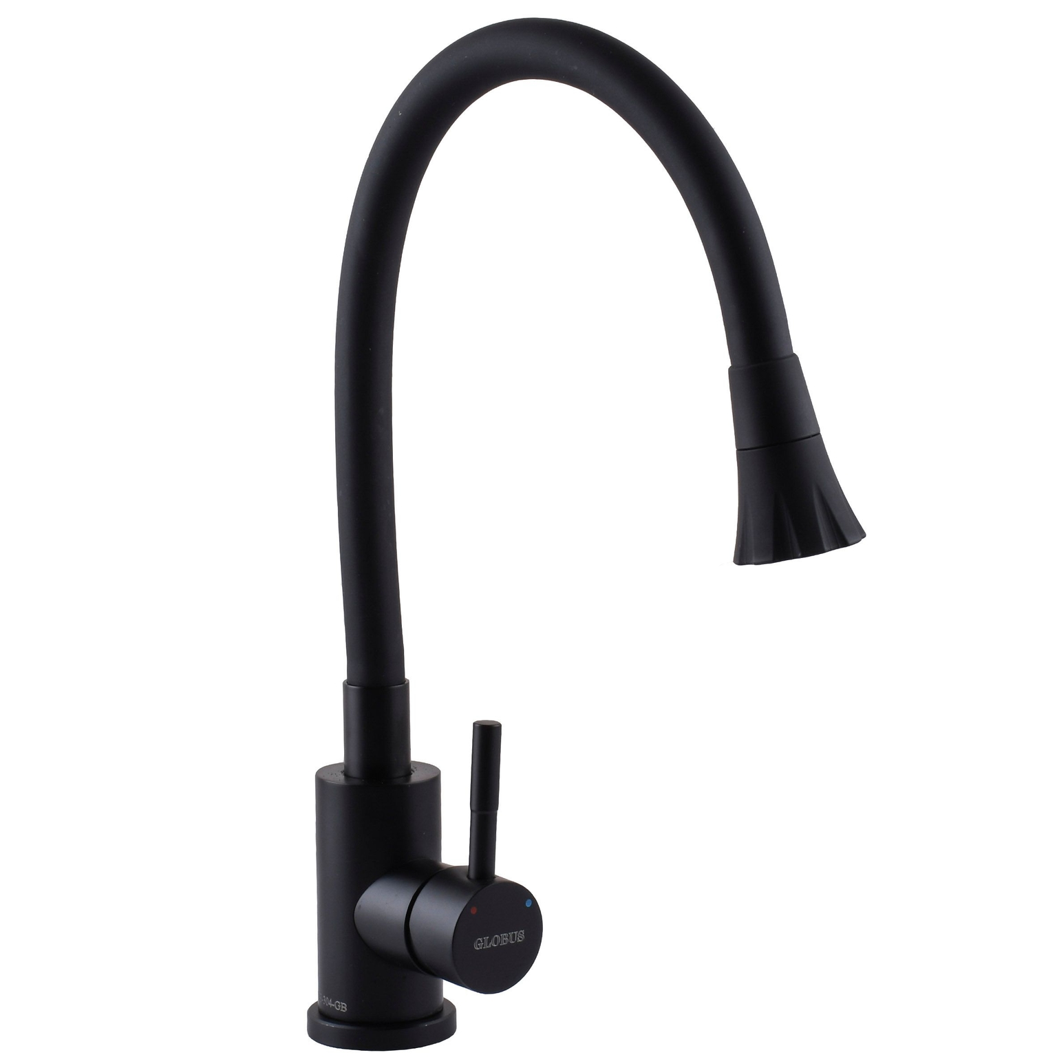 Змішувач для кухні SBT1-203SA-BB-B01 гнучкий Чорний Globus Lux
