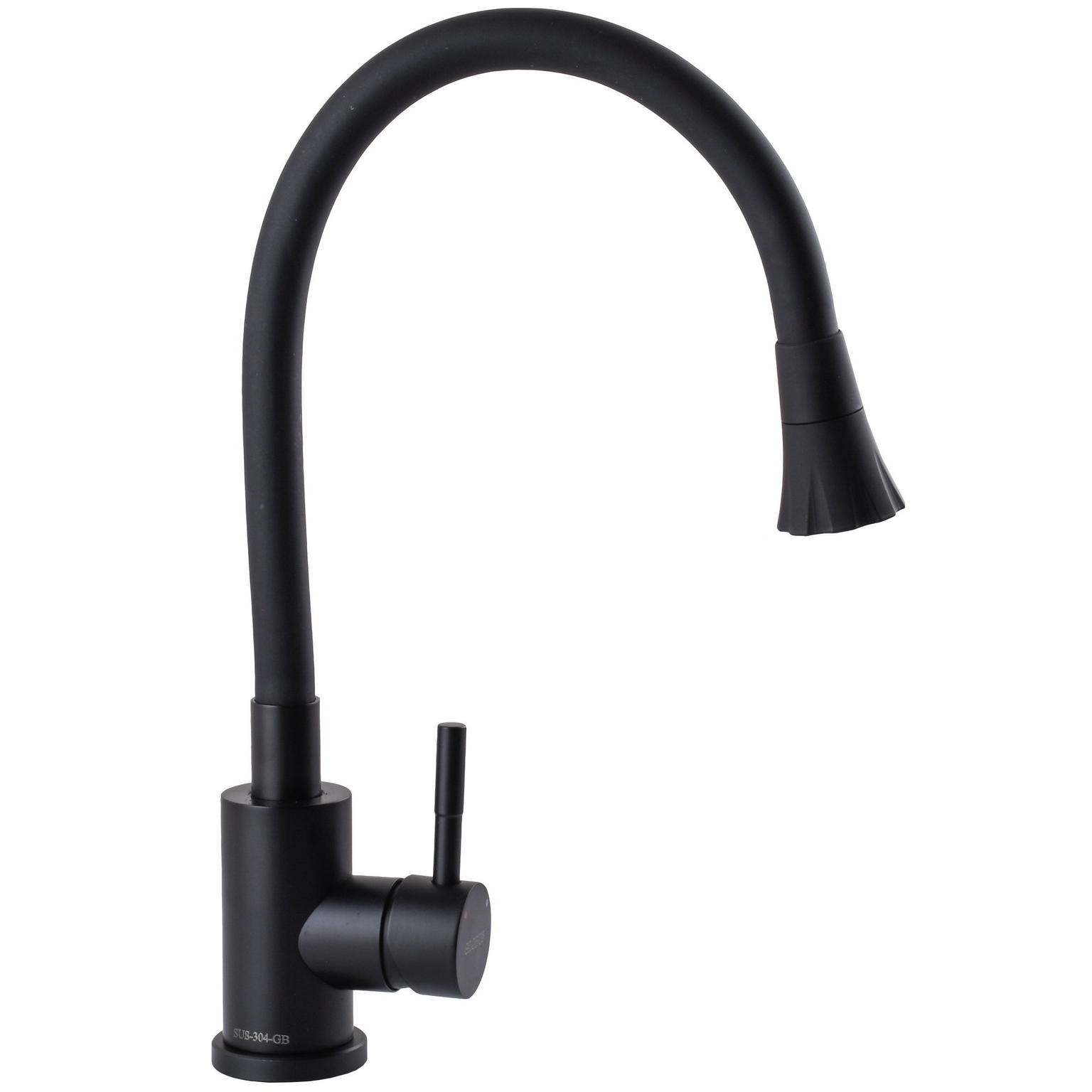 Змішувач для кухні SBT1-203SA-BB-B01 гнучкий Чорний Globus Lux