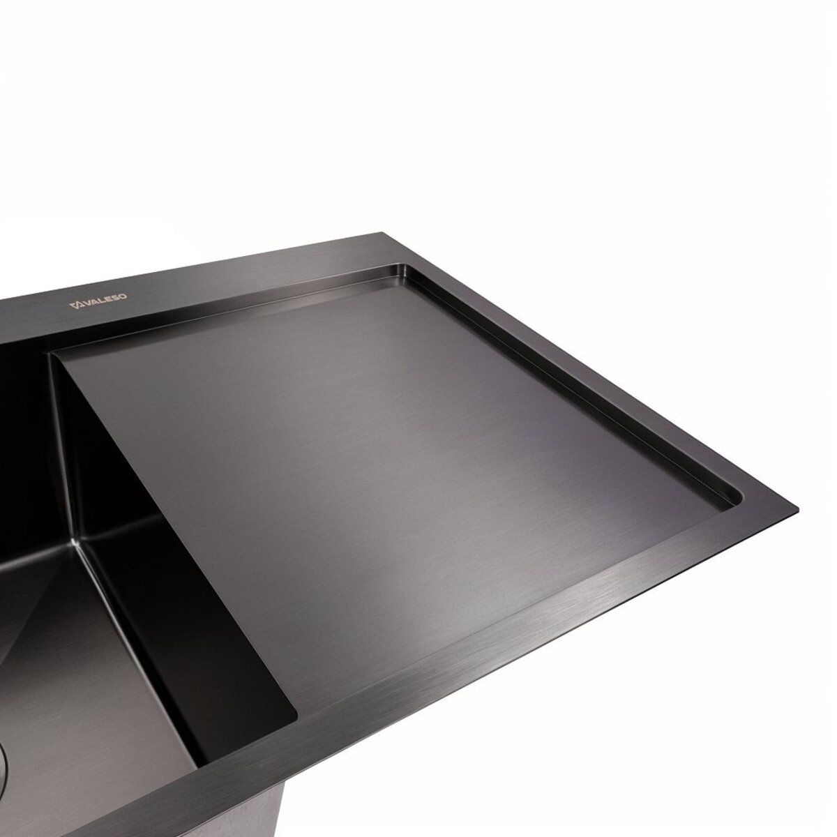 Мийка кухонна Handmade СМ 7850 L (3.0\0.8) Ліва PVD Black VALESO