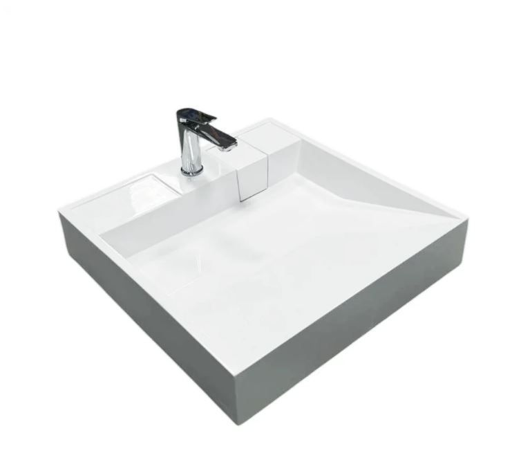 Раковина накладна на пральну машину 60х60см TIDE White ADAMANT