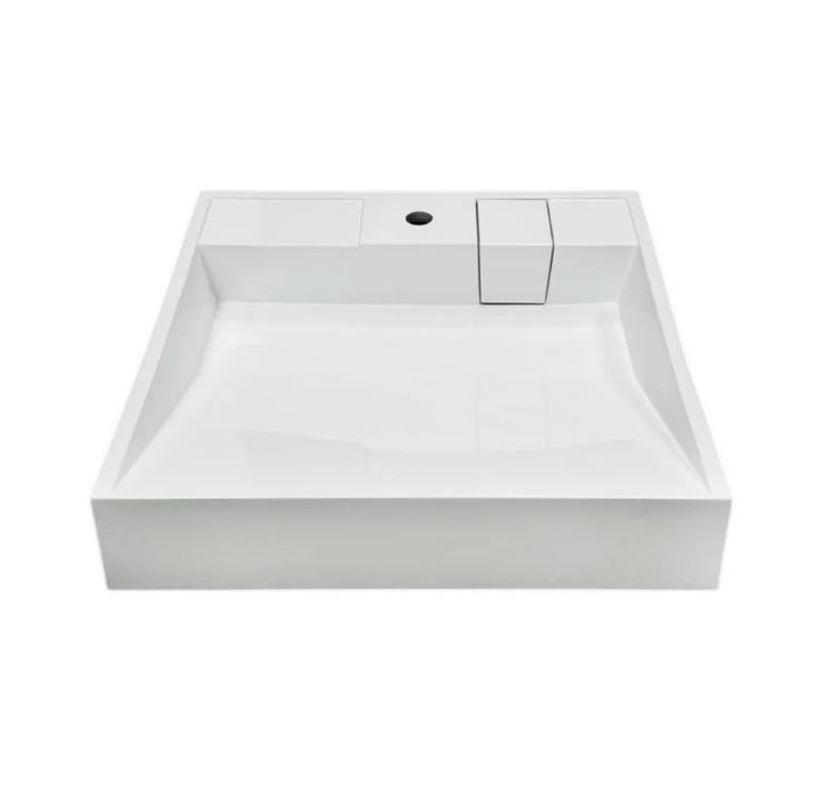 Раковина накладна на пральну машину 60х60см TIDE White ADAMANT