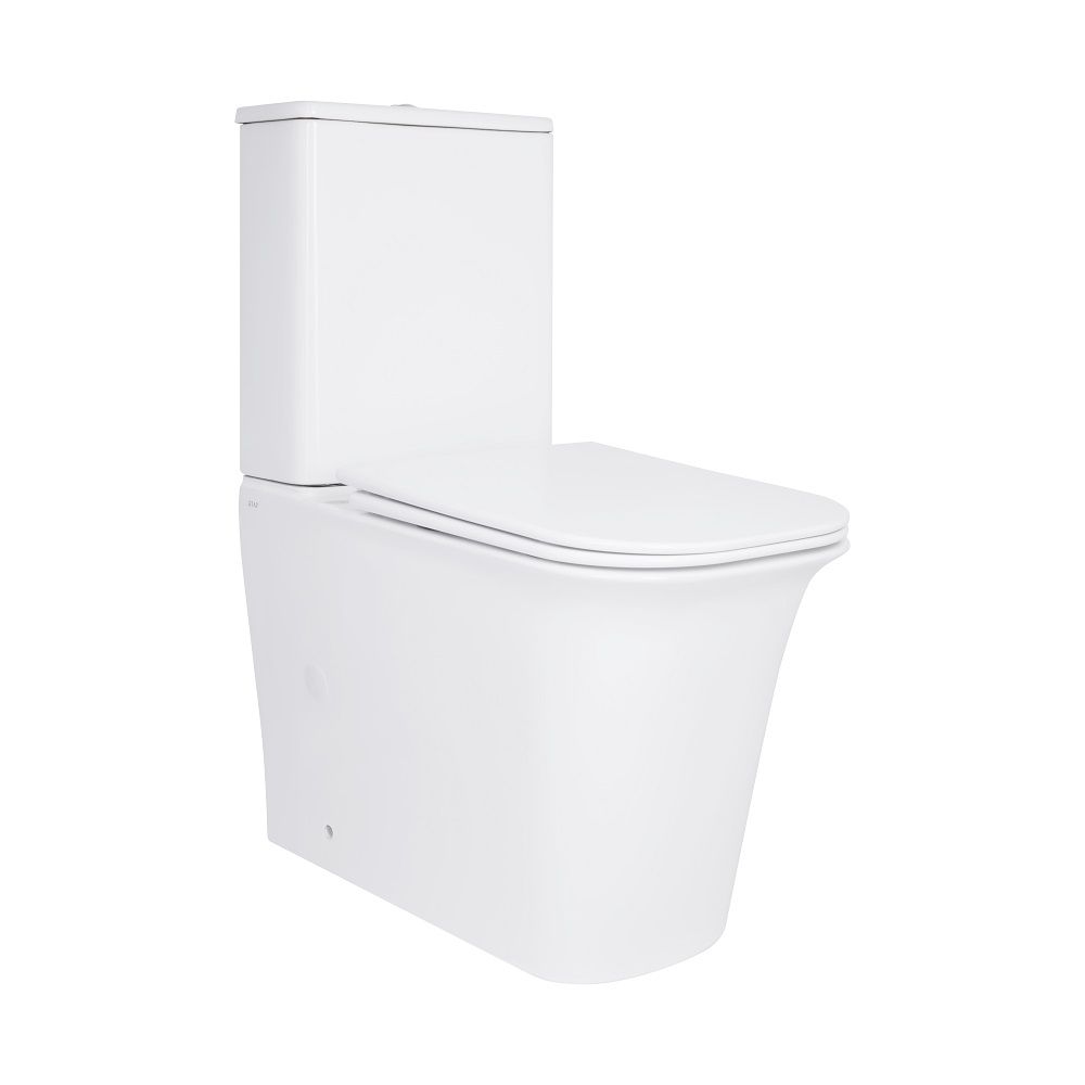 Унітаз підлоговий Nando Rimless (620x345x800мм) QT12221222AW QTAP